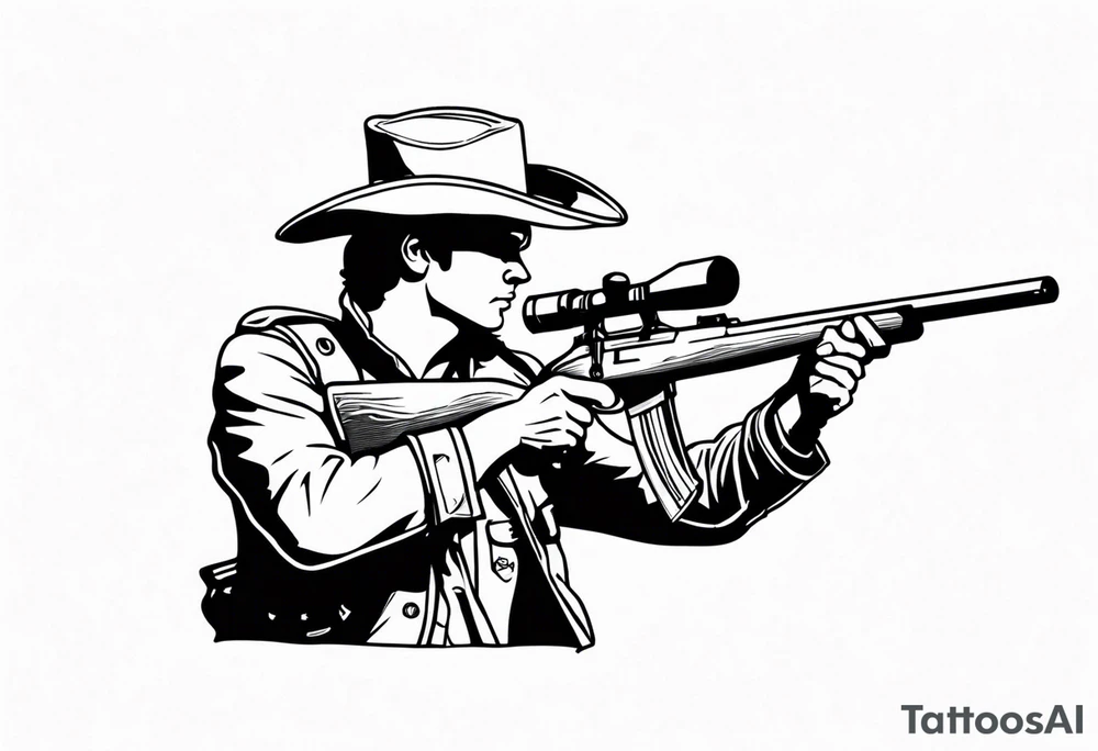 Minuteman with rifle tattoo idea