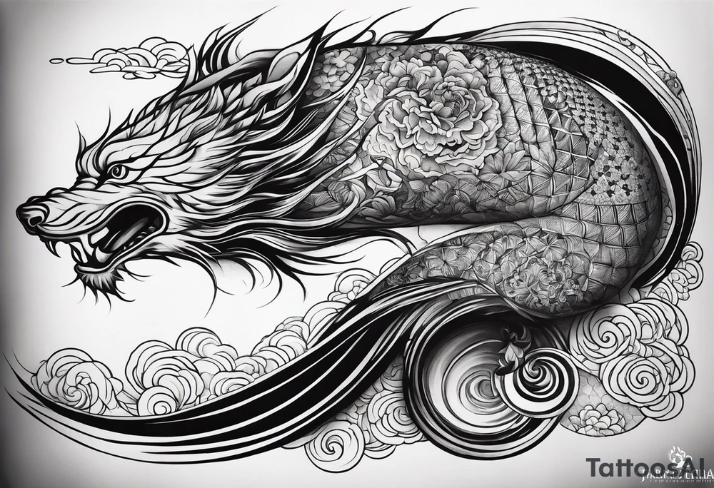 Reincarnation long forearm tattoo tattoo idea