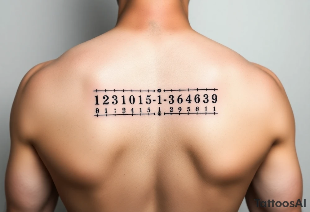 Morse code with coordinates tattoo idea
