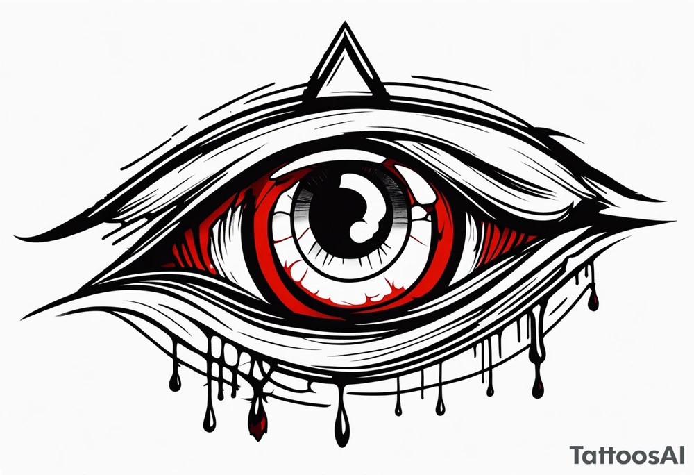 Hellsing bleeding eye logo tattoo tattoo idea