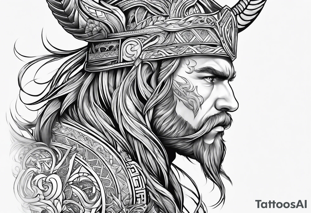 9 realms Norse mythology tattoo idea
