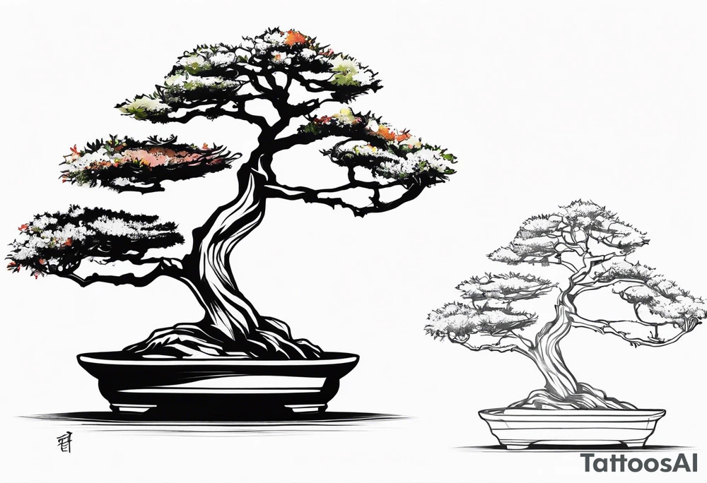 bonsai tattoo idea