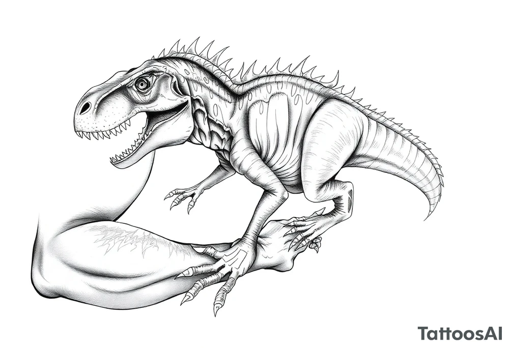 dinosaur tattoo idea