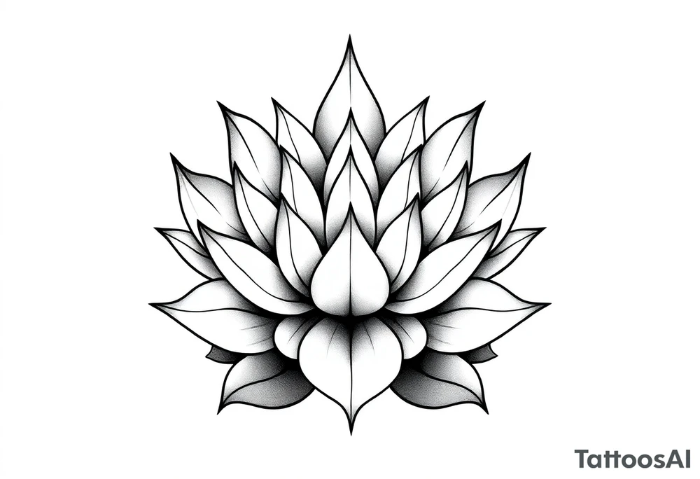 Water lily, earth, air, fire, water tattoo idea