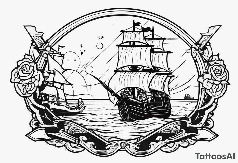 Pirate imagery tattoo idea