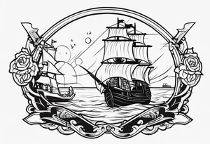 Pirate imagery tattoo idea
