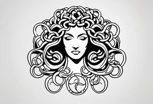 Medusa tattoo with Sicilian spin tattoo idea