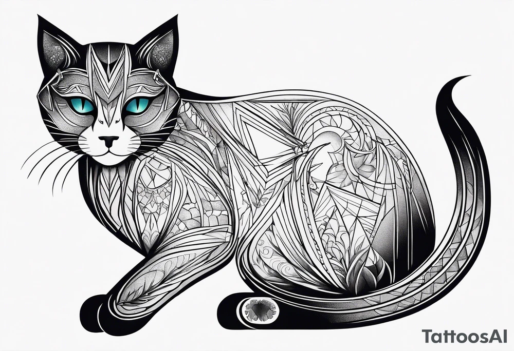 Black Cat tattoo idea