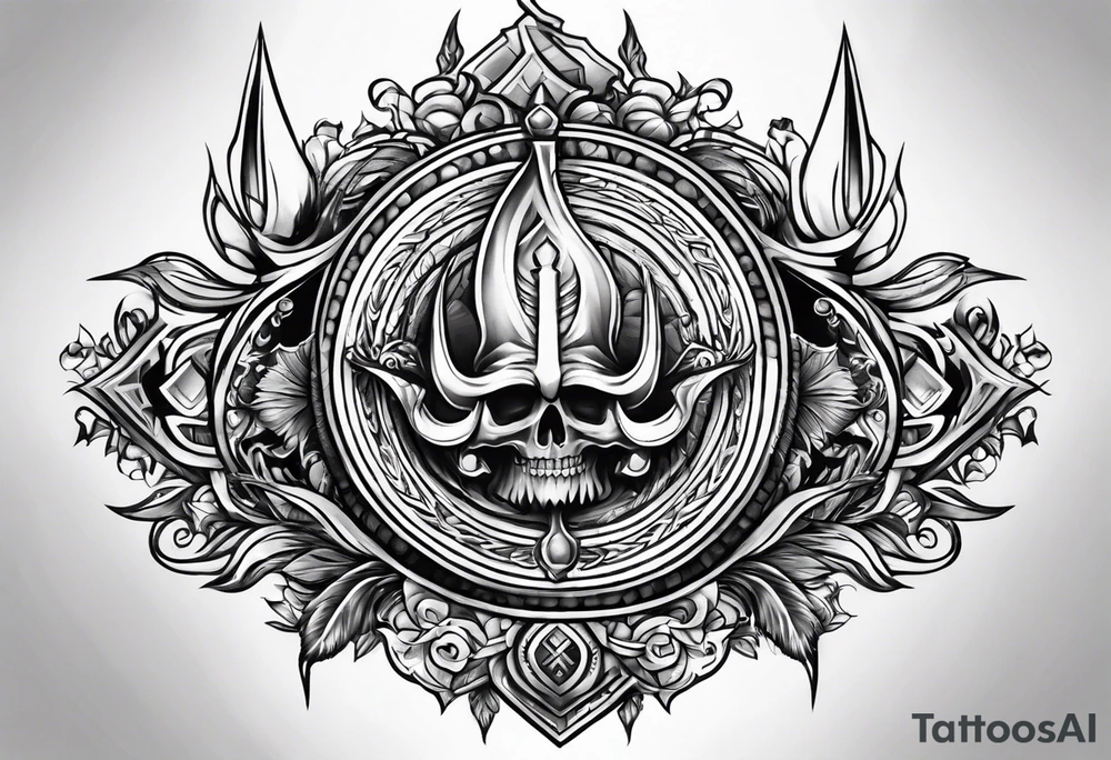 trident tattoo idea