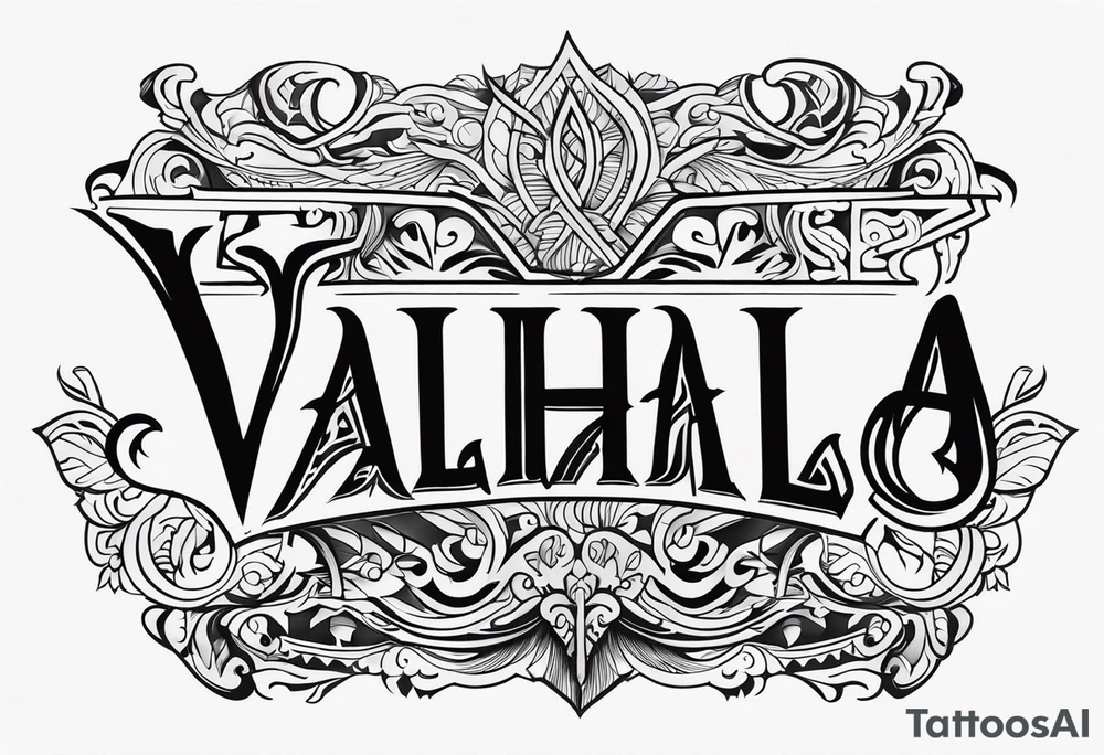 Valhalla tattoo idea