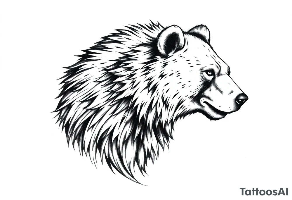Bear tattoo idea