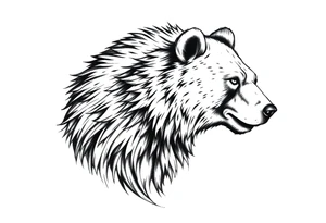 Bear tattoo idea