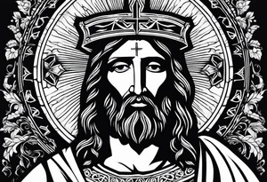 jesus tattoo idea