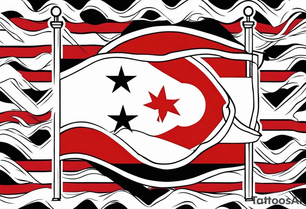 Georgia country flag tattoo idea