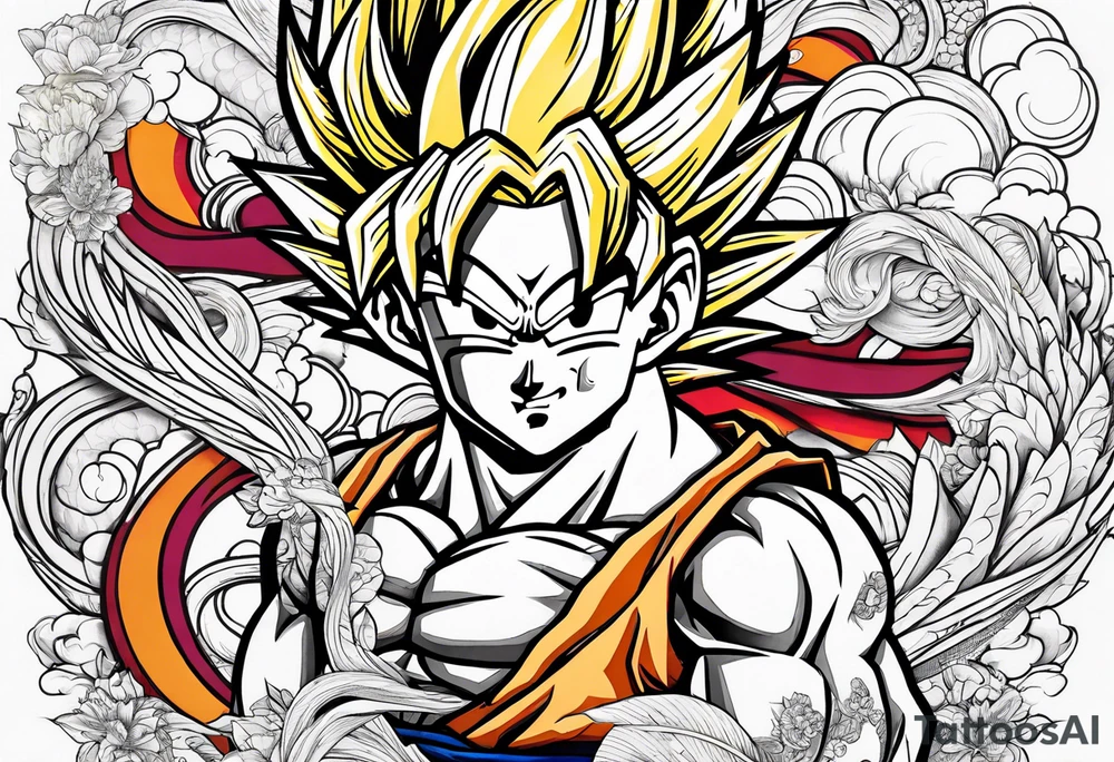 dragonball z tattoo idea
