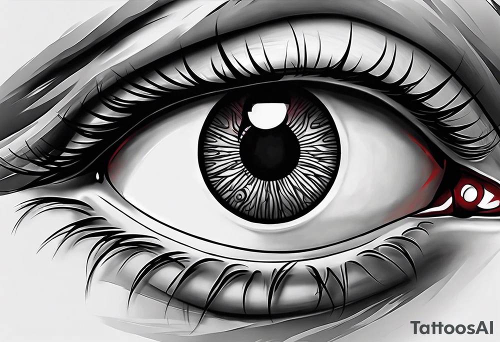 Sharingan eyes tattoo idea