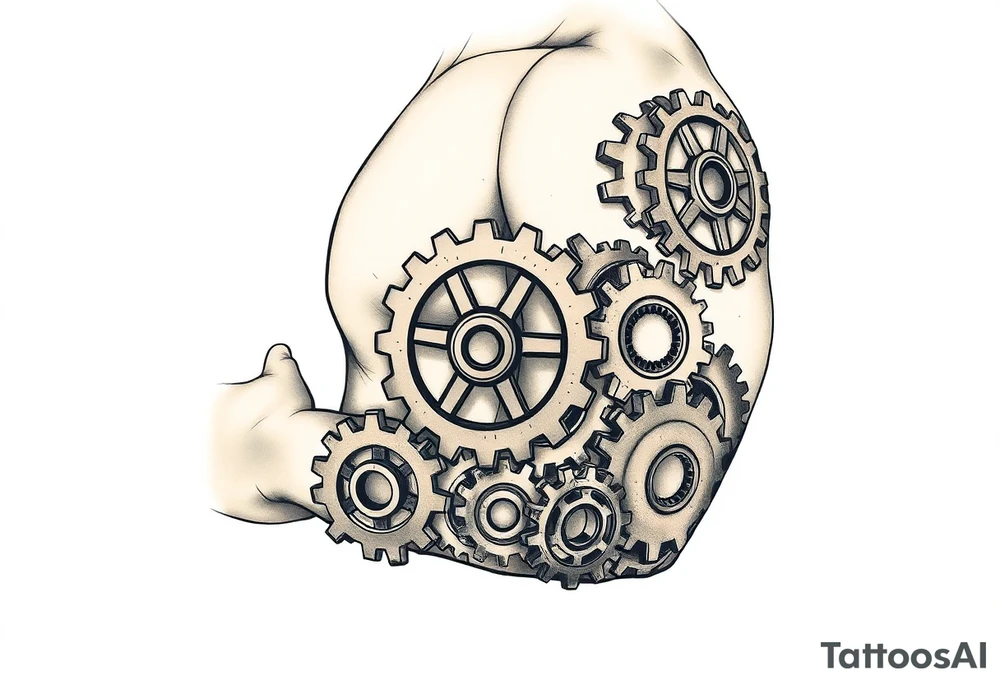 gears tattoo idea