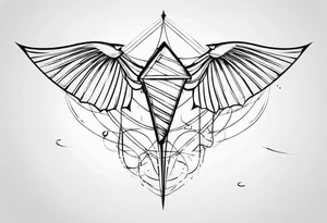 fighting kite tattoo idea