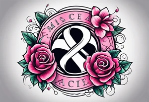Breast cancer symbol tattoo idea