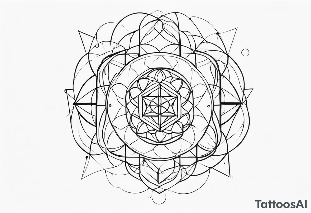 Sacred Geometry tattoo idea