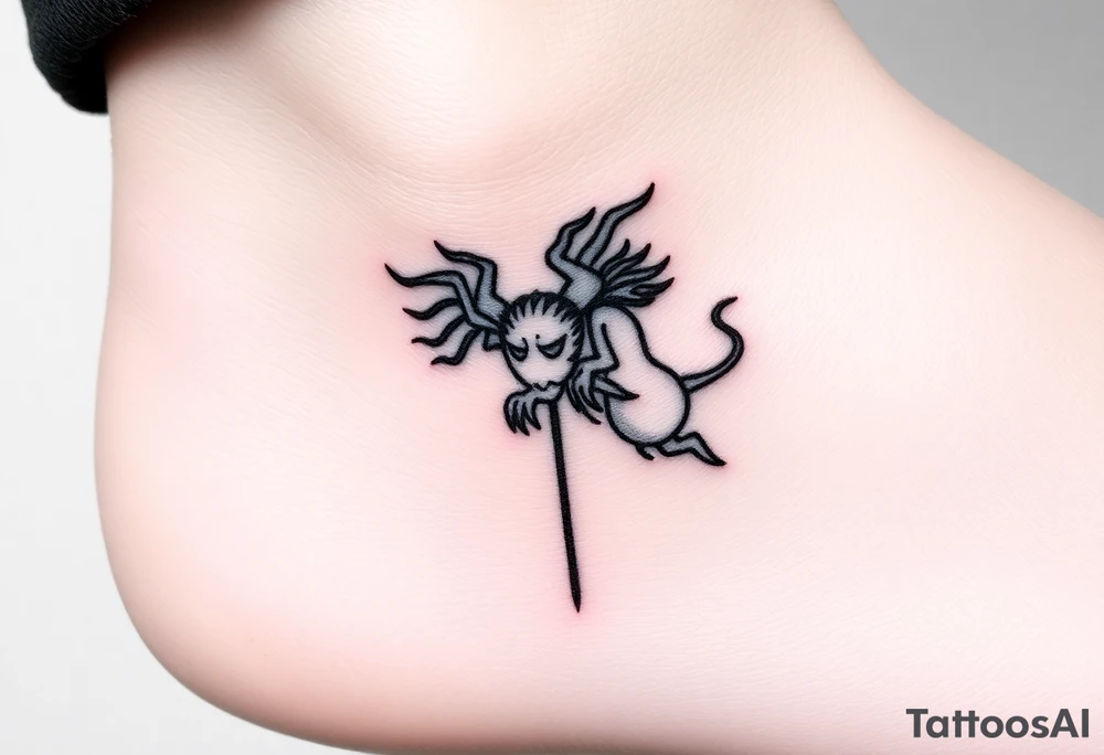 Evil gemini zodiac tattoo idea