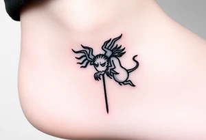 Evil gemini zodiac tattoo idea