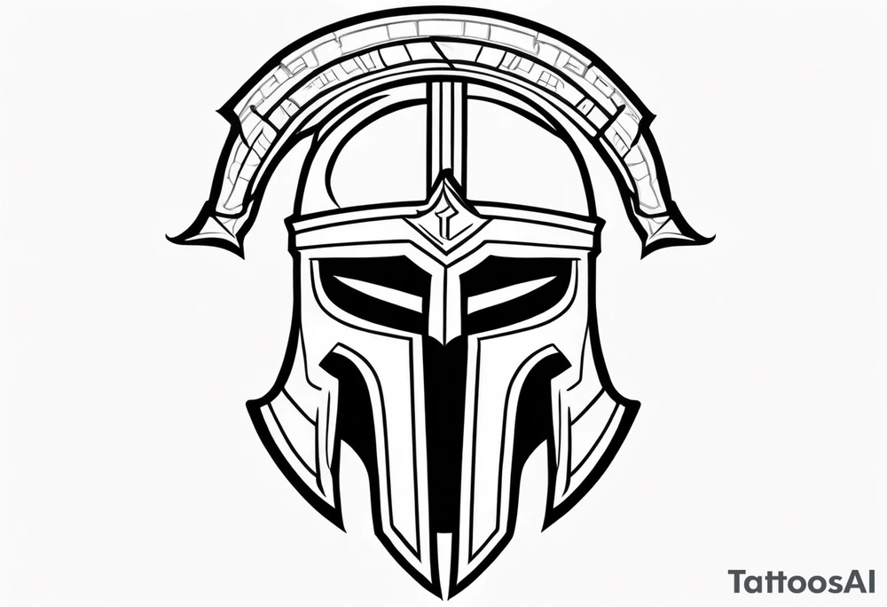 greek spartan symbol tattoo tattoo idea