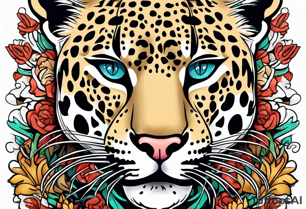 Leopard eating a KitKat tattoo idea