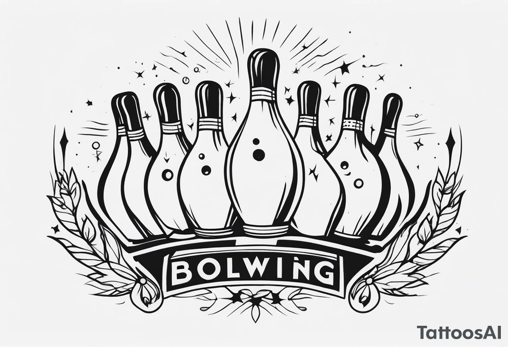 Bowling tattoo idea
