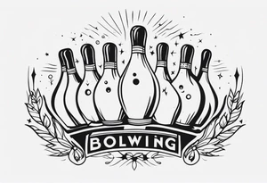 Bowling tattoo idea