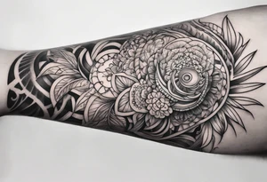 Horizontal long thin inner arm tattoo tattoo idea