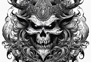 Shadow demon stealing my soul tattoo idea