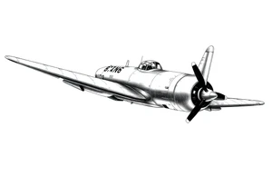 b26 marauder, aviation inspired, sleeve tattoo tattoo idea