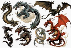 Pellucid
Warrior
Dragon tattoo idea