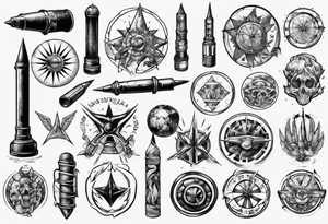 155mm Artillery Round tattoo idea