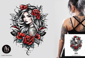Trainer girls sport shop tattoo idea