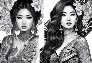 Traditional Vietnamese tattoo idea