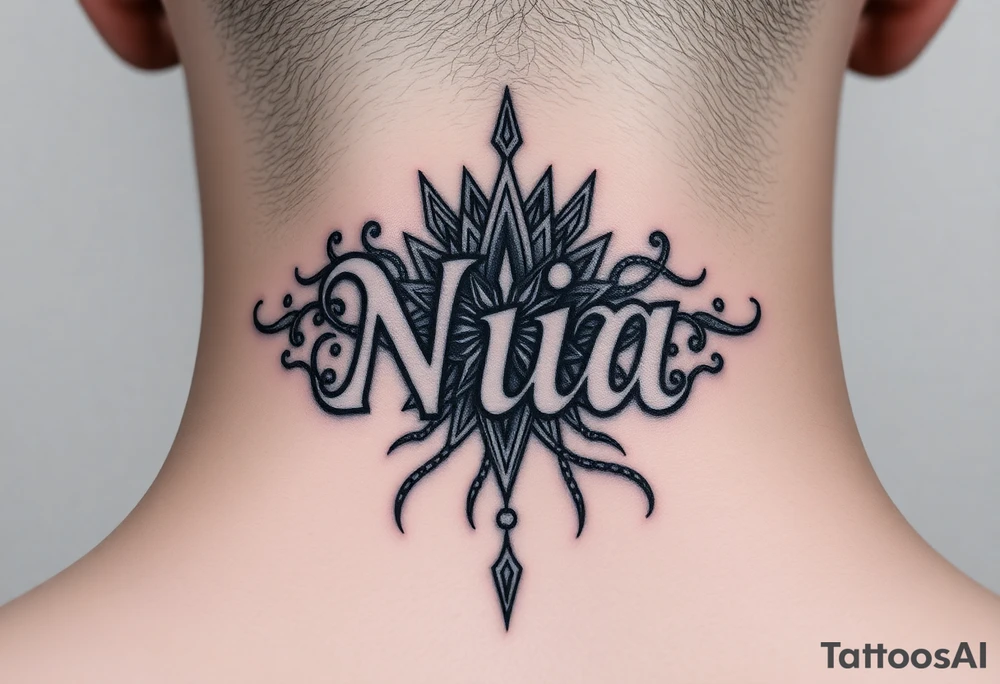 name Nia with dreamweaver tattoo idea