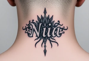 name Nia with dreamweaver tattoo idea