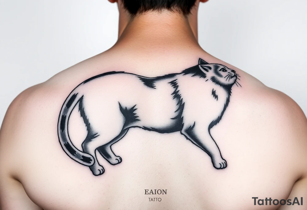 Black Cat tattoo idea