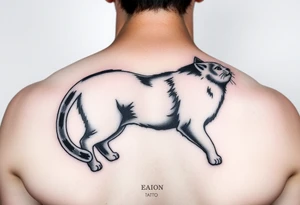 Black Cat tattoo idea