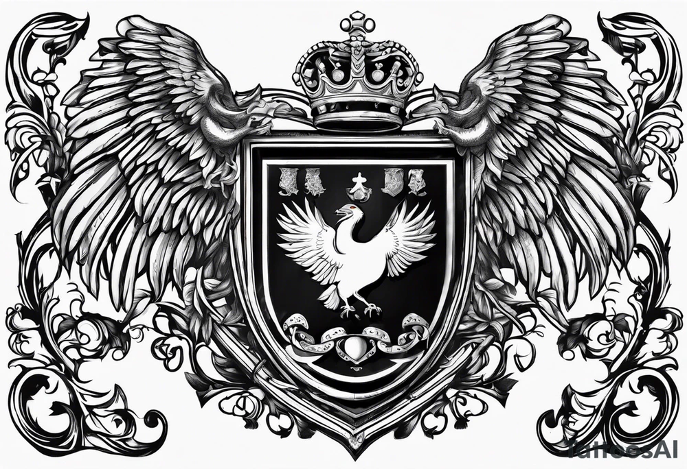 skinner coat of arms tattoo idea