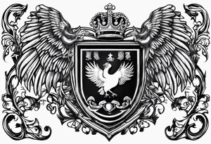 skinner coat of arms tattoo idea