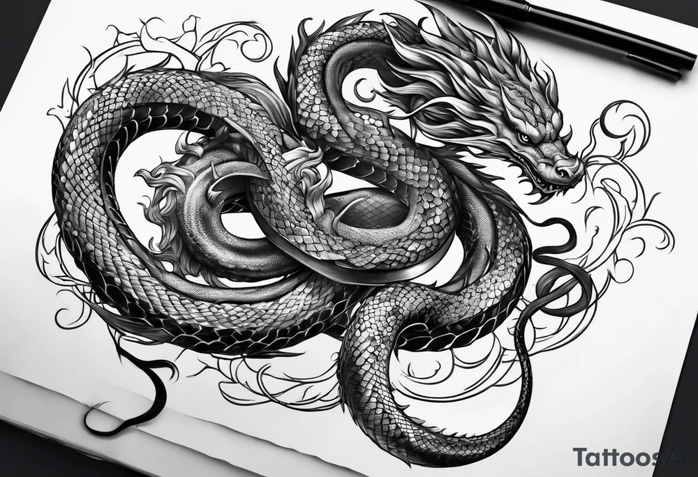 Snake dragon d
Sky tattoo idea