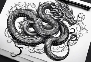 Snake dragon d
Sky tattoo idea