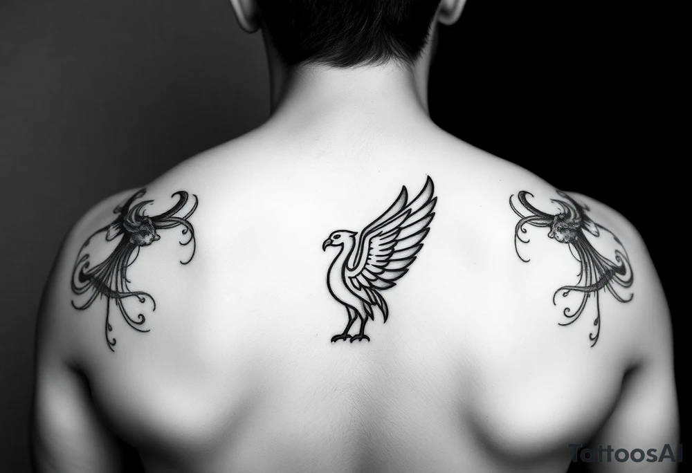 Fine line, black and gray, a tattoo to get in Liverpool UK so make it inspired by Liverpool by paying homage to its musical influences, art or history tattoo idea