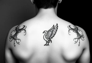 Fine line, black and gray, a tattoo to get in Liverpool UK so make it inspired by Liverpool by paying homage to its musical influences, art or history tattoo idea