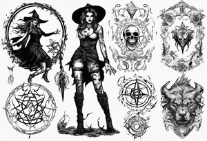 witch like a path of exile games tattoo idea