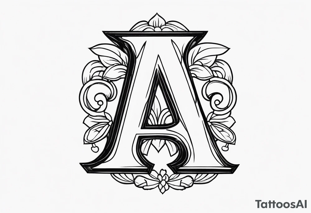 a letter with wax stamp tattoo idea