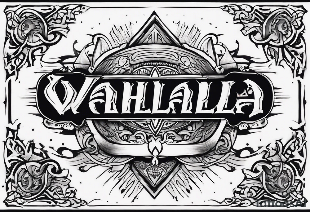 Valhalla mist tattoo idea